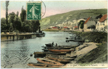 Andelys (Les). Le Petit Andely - Le Quai, l'Hopital et la Vacherie.