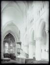 Intérieur de l'église Notre-Dame de Caudebec-en-Caux (Seine-Maritime).