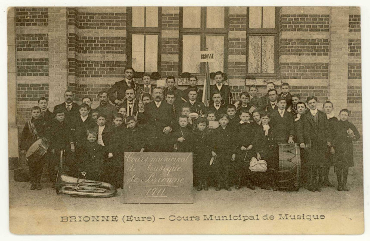 Brionne. Cours municipal de Musique (1911).