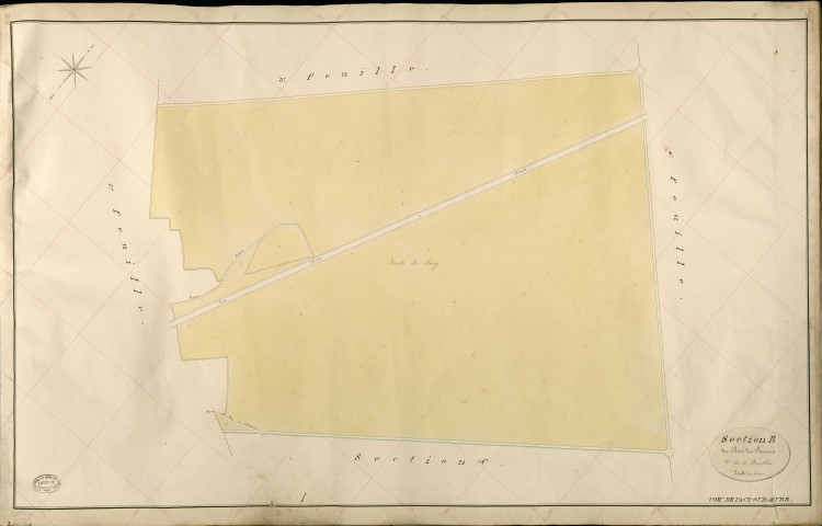 Pacy-sur-Eure. Section B _ du Bois des Pauvres _ 2e de 4 Feuilles
