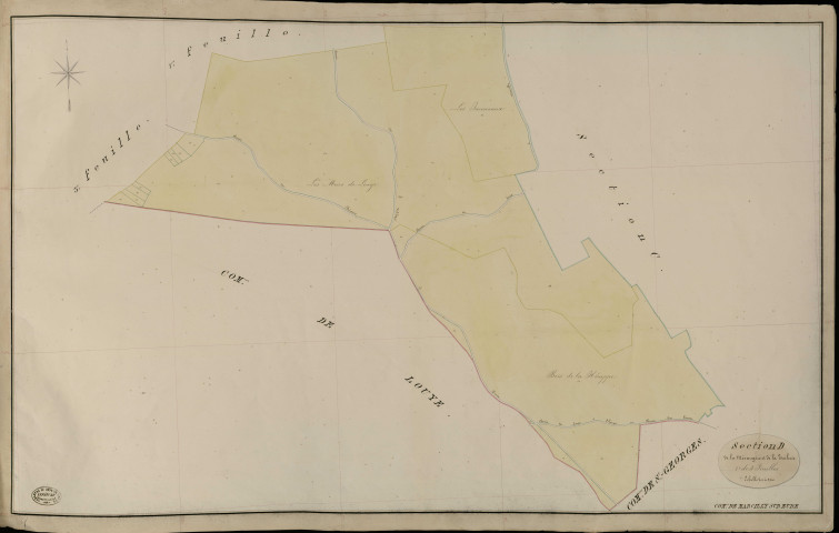 Marcilly-sur-Eure. Section D _ de la Mésangère et de la Tuilerie _ 2e de 3 Feuilles