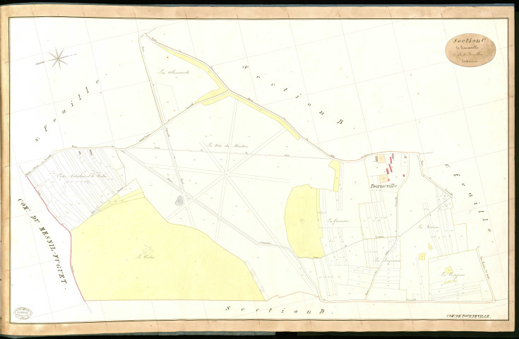 Tourneville. Section C _ de Tourneville _ 2e de 4 Feuilles