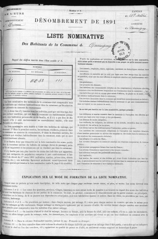 QUESSIGNY 1891