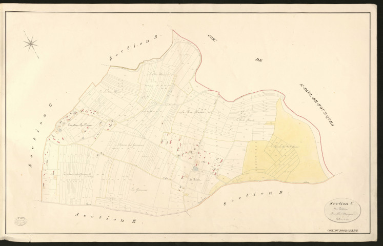 Bosrobert. Section C _ du Désert _ Feuille Unique