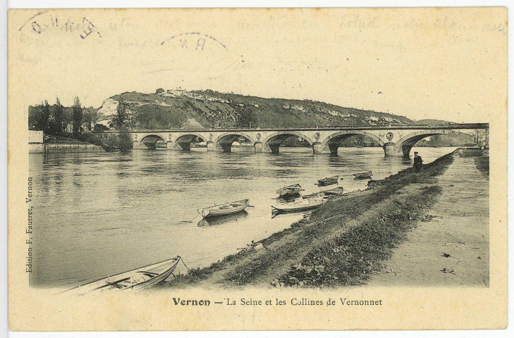 Vernon-Ville. La Seine et les Collines de Vernonnet.
