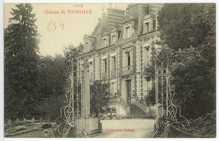 Tourville-sur-Pont-Audemer. Château de Tourville.