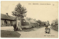 Gauciel. Route du Manoir.