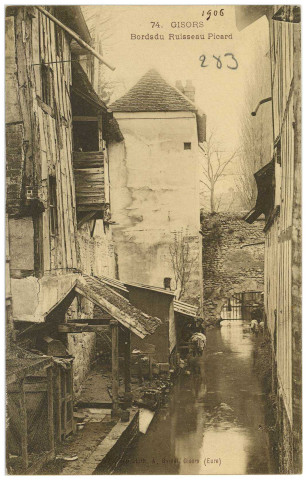 Gisors. Bords du ruisseau picard.