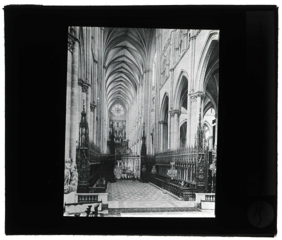 Cathédrale Notre-Dame d'Amiens (Somme), intérieur.