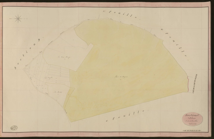 Nojeon-le-Sec. Section C _ de Frileuse _ 3e de 4 Feuilles