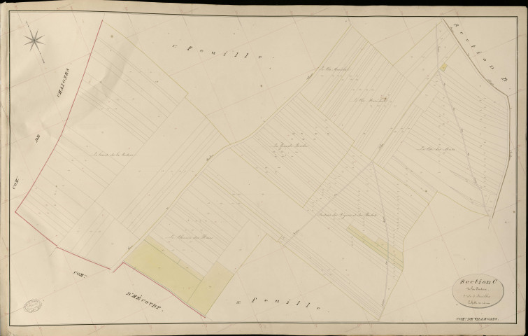 Villegats. Section C _ de la Couture _ 2e de 3 Feuilles