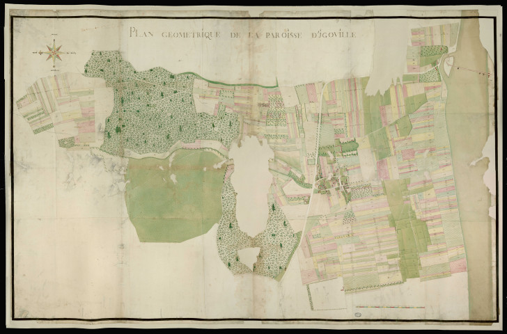 Igoville - "Plan géométrique de la paroisse d'Igoville". *