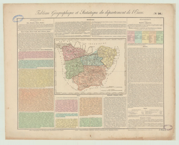 Tableau géographique et statistique du département de l'Eure