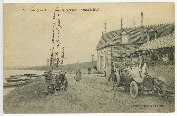 Villers-sur-le-Roule. Chalet et Terrasse Lebrasseur.