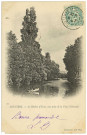 Louviers-Ville. La Rivière d'Eure, vue prise de la Place Nationale.
