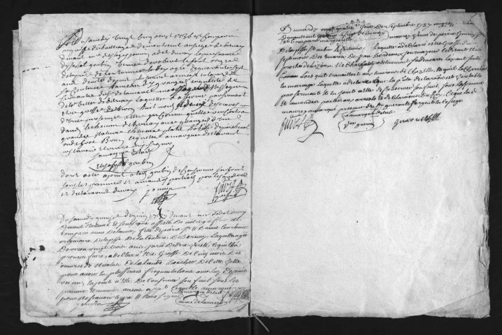 Procès-verbaux de découvertes de cadavres, déclarations de grossesse