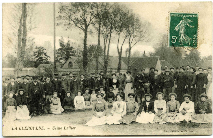 Guéroulde (La). Usine Lallier.