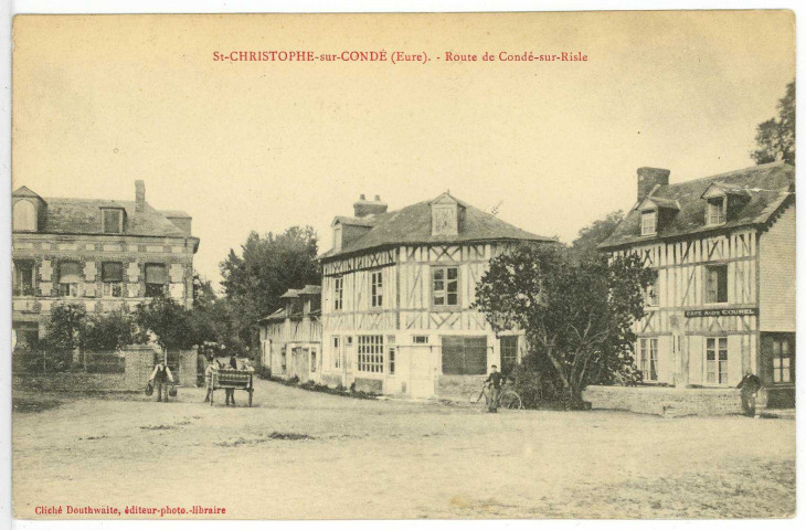 Saint-Christophe-sur-Condé. Route de Condé-sur-Risle.