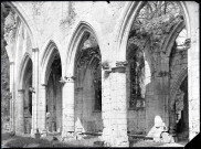 Ruines et vestiges de l'abbaye de Jumièges (Seine-Maritime).