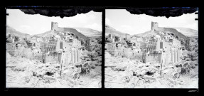 Monastère de Mar Saba à Bethléem dans le désert de Cisjordanie (Israël).