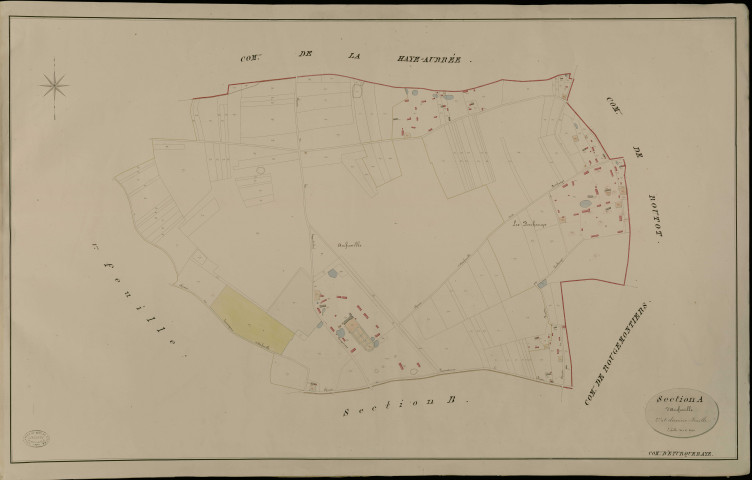 Eturqueraye. Section A _ d'Amfreville _ 2 et dernière Feuille