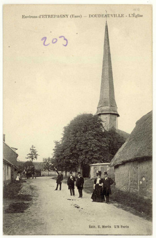 Doudeauville-en-Vexin. L'église.