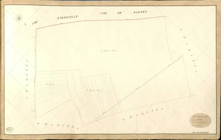 Boulay-Morin (Le). Section B _ de l'Eglise _ 5e de 6 Feuilles