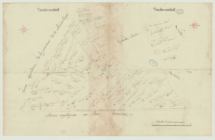 Vaudrimesnil (Manche) - Atlas de plans de la paroisse. *