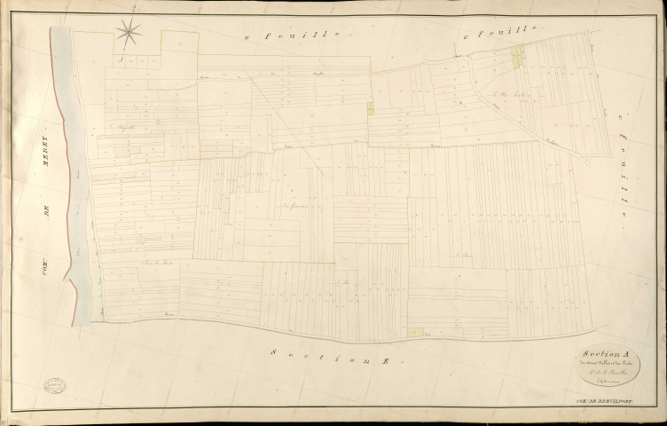 Breuilpont. Section A _ du Mont Vallet et des Prés _ 4e de 6 Feuilles