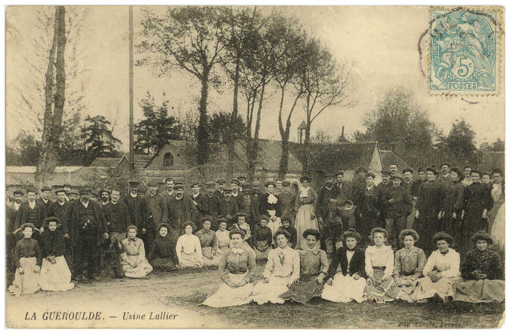 Guéroulde (La). Usine Lallier.