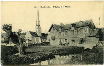 Hondouville. L'Eglise et le Moulin.