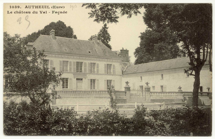Autheuil. Le Château du Val-Façade.