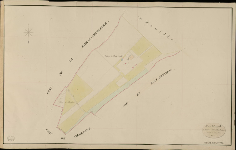Bois-Nouvel. Section B _ du Château de la Blanchetière _ 1re de 2 feuilles