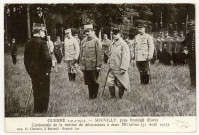 Bémécourt. Souvilly, près Breteuil- Cérémonie de la remise de décorations à deux Militaires (31 Août 1915).