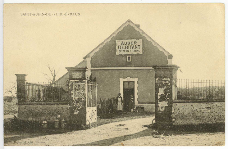 Vieil-Évreux (Le). St Aubin du Vieil Evreux Auger Débitant Epicerie + Tabac.