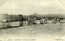 MAROC - TAOURIRT. - L'Oued-Za, la baignade