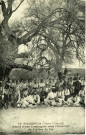 MAHIRIDJA (Maroc Oriental) - Repos d'une Compagnie sous l'Ombrage de l'Arbre de Fer
