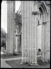 Ruines et vestiges de l'abbaye Notre-Dame de Fontenelle de Saint-Wandrille-Rançon (Seine-Maritime).