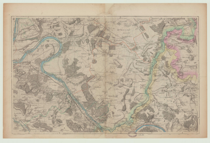 Carte de la région de Gisors