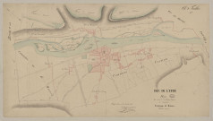 Cours de la Seine de Port-Villez à Saint-Marcel. - "Plan des rives de la Seine dans les cantons de Vernon et Ecos. Feuille n°1".