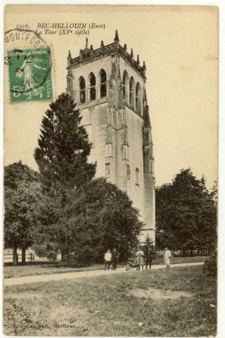 Bec-Hellouin (Le). La Tour (XVe siècle).
