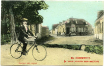 Corneuil. De Corneuil je vous envoie mes amitiés.