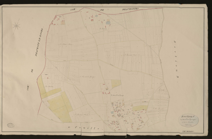 Barc. Section C _ du Mesnil des Grangers _ 1re de 2 Feuilles