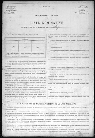 COULONGES 1901