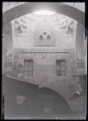 Façade ornementée de la Société Agricole d'Alep (Syrie).