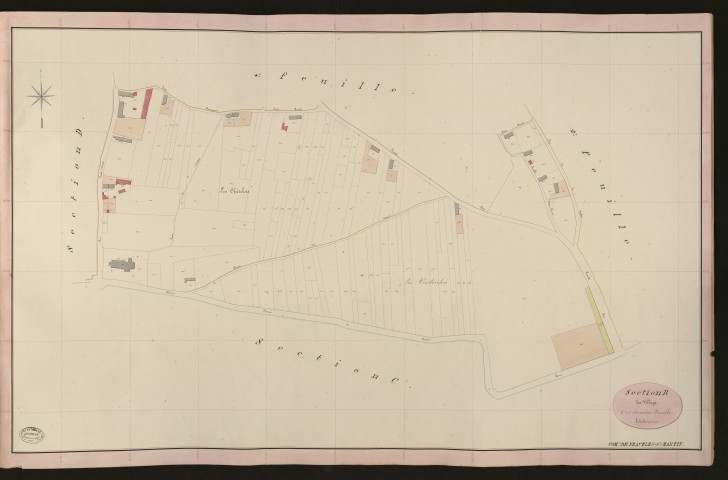 Neaufles-Saint-Martin. Section B _ du Village _ 4e et dernière Feuille