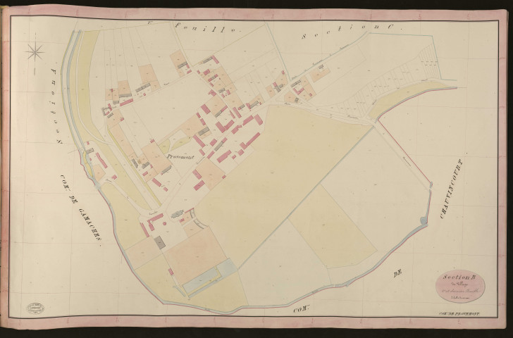 Provemont. Section B _ du Village _ 2e et dernière Feuille