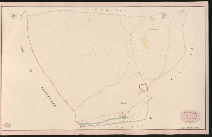 Hébécourt. Section A _ de la Mare et de Rouville _ 2e et dernière Feuille