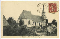 Saint-Ouen-du-Tilleul. L'Eglise.