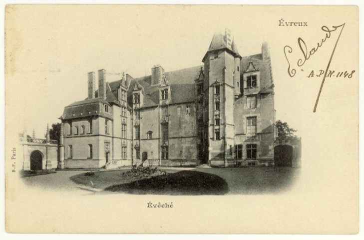 Evreux-Ville. Evêché.